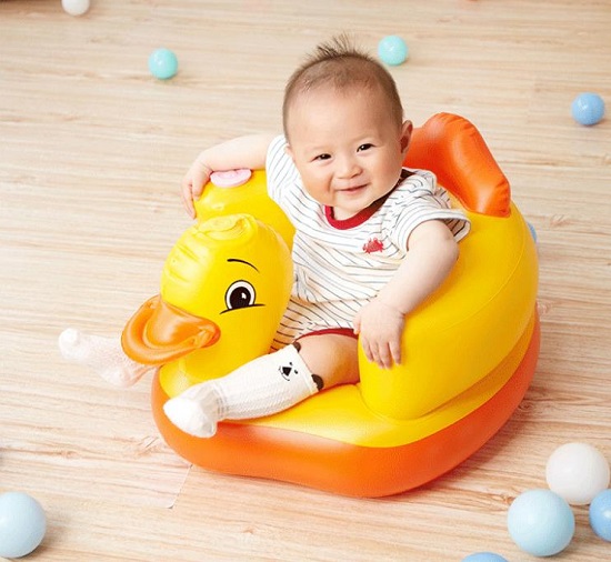 Video Ghế hơi tập ngồi con vịt