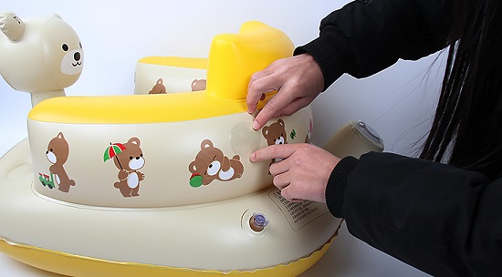 Cách vá ghế hơi tập ngồi cho bé bị rách thủng