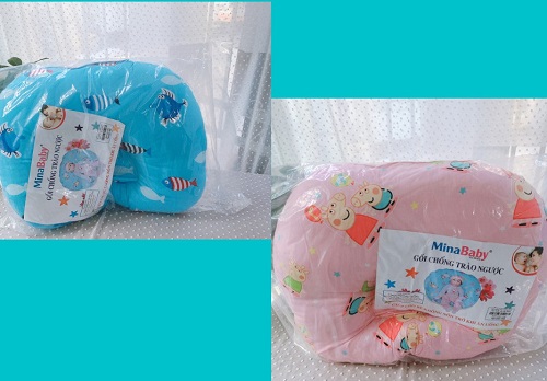 Review gối chống trào ngược MinaBaby