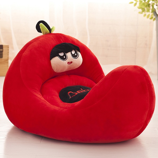 GHẾ NGỒI BẰNG BÔNG CHO BÉ QUẢ ỚT GHẾ NGỒI BẰNG BÔNG CHO BÉ QUẢ ỚT