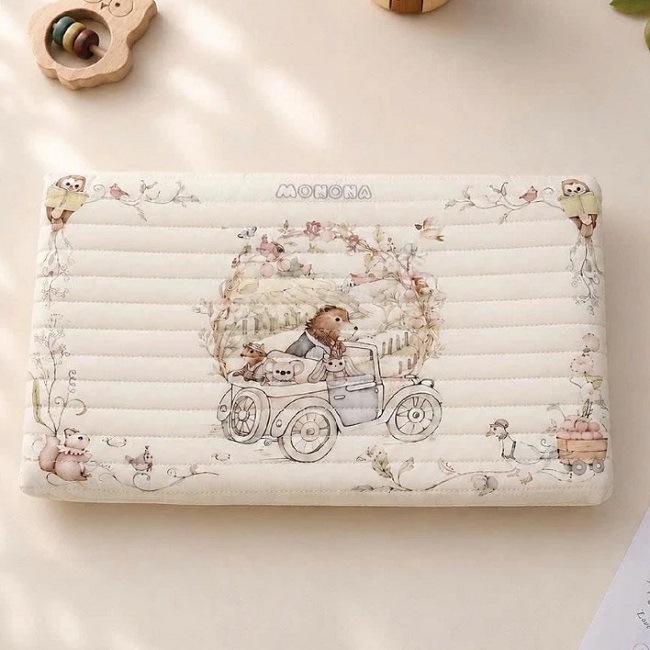 GỐI CAO SU NON MONONA HỌA TIẾT CỔ TÍCH
