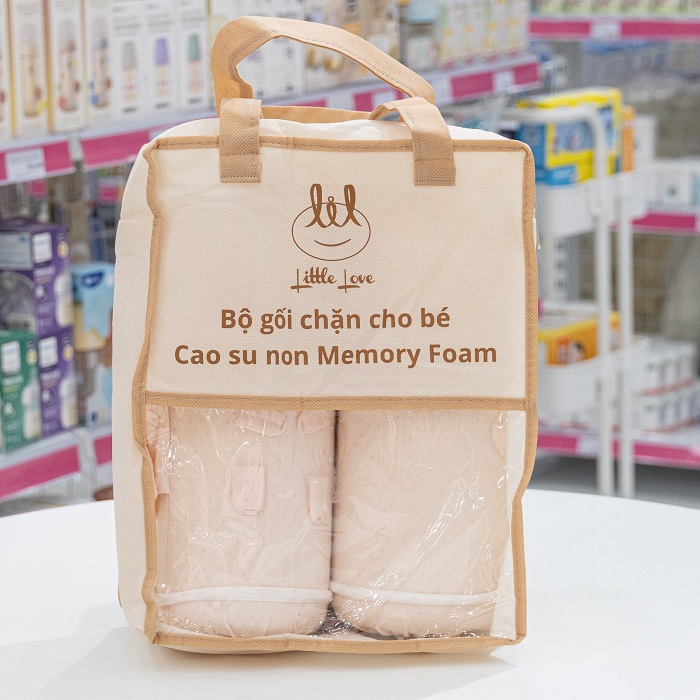 GỐI CHẶN LITTLE LOVE CAO SU NON