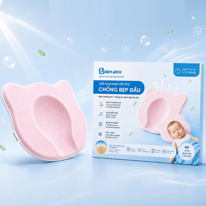GỐI CHỐNG BẸP ĐẦU SILICONE BABYJOO