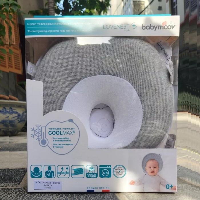 Gối chống méo đầu babymoov lovenest fresh