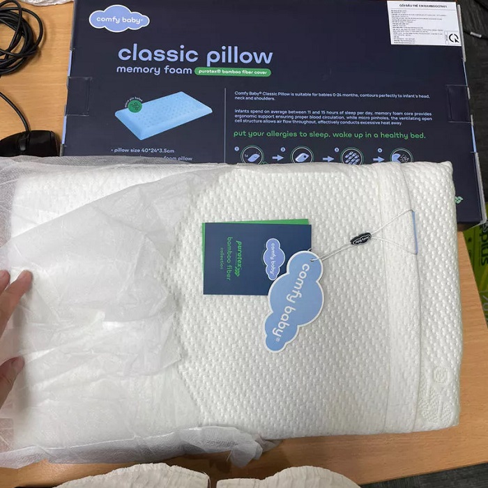 GỐI CHỐNG MỒ HÔI TRỘM CHO BÉ SƠ SINH COMFY BABY