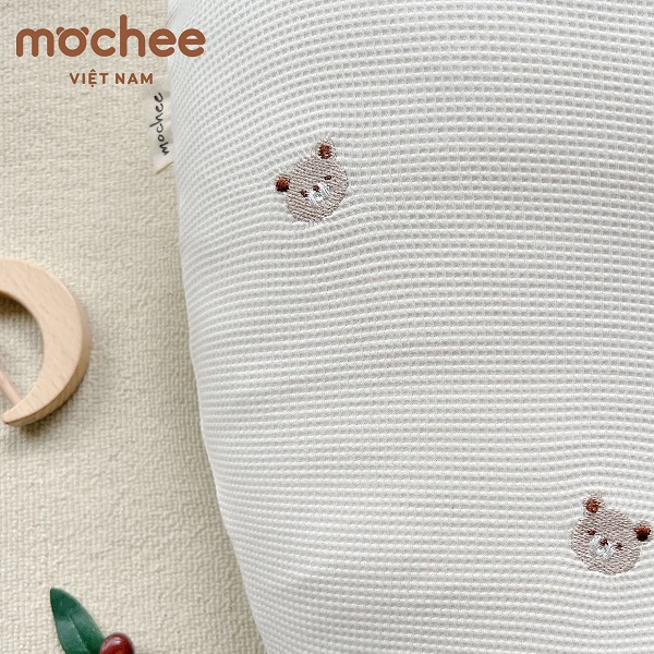 GỐI CHỐNG TRÀO NGƯỢC TRÒN MOCHEE COTTON WAFFLE