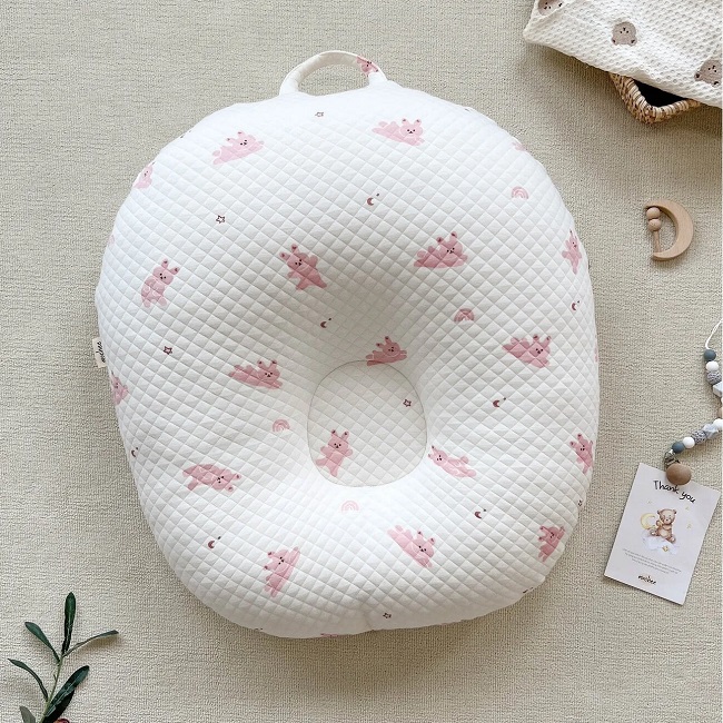 GỐI CHỐNG TRÀO NGƯỢC TRÒN MOCHEE LỤA COTTON