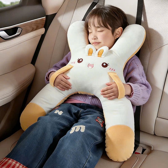 GỐI CHỮ X ĐI XE Ô TÔ CHO BÉ
