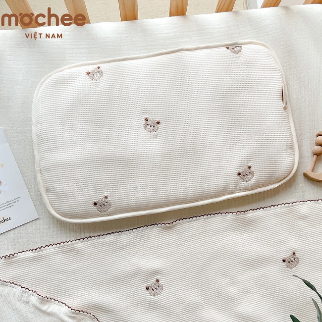 GỐI ĐẦU AIRMESH MOCHEE COTTON WAFFLE