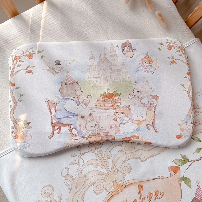 GỐI ĐẦU MOCHEE VELVA COTTON CỔ TÍCH