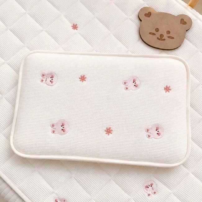 GỐI ĐẦU MỎNG COTTON WAFFLE MONONA