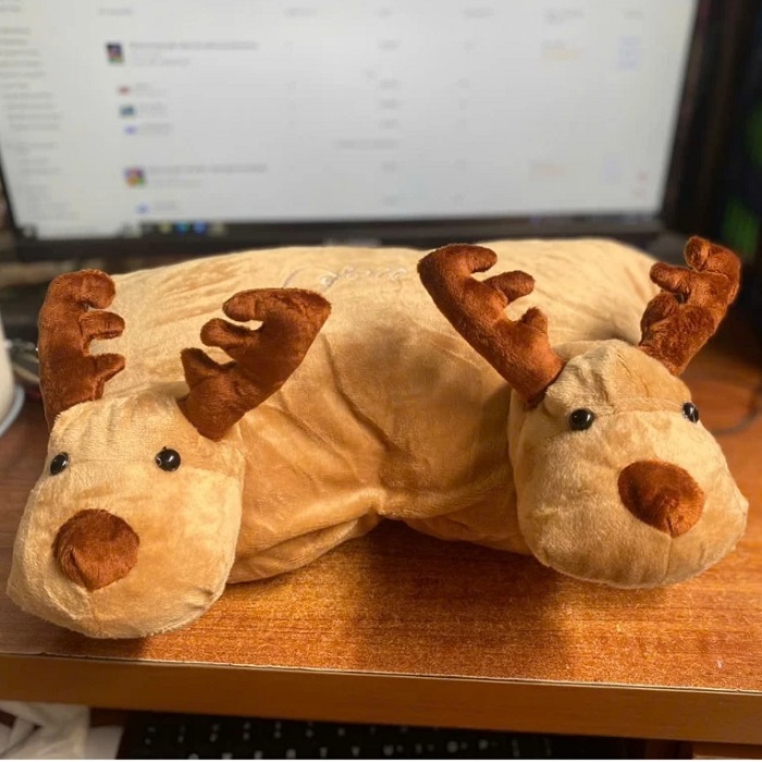 GỐI ĐI XE MÁY 2 ĐẦU HÌNH THÚ