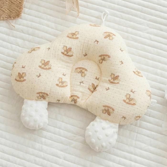 GỐI ĐỊNH HÌNH ĐẦU CHO BÉ CÓ DÂY RÚT HAHUMA