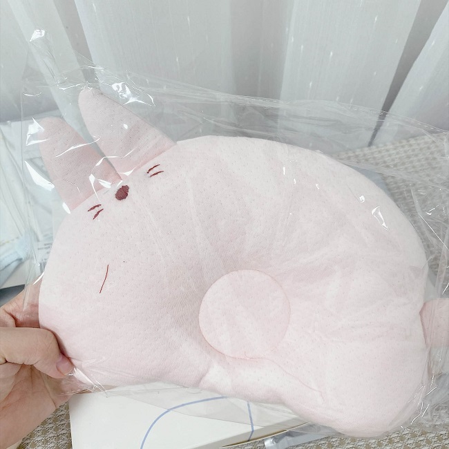GỐI ĐỊNH HÌNH NOUS MÀU HỒNG THỎ