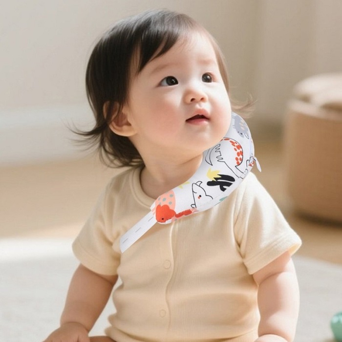 GỐI ĐỠ CỔ LƯỠI LIỀM CHO BÉ