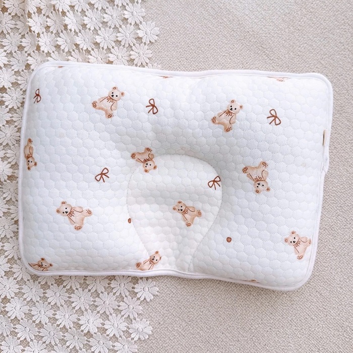 GỐI LÕM MẶT LỤA COTTON CHO BÉ
