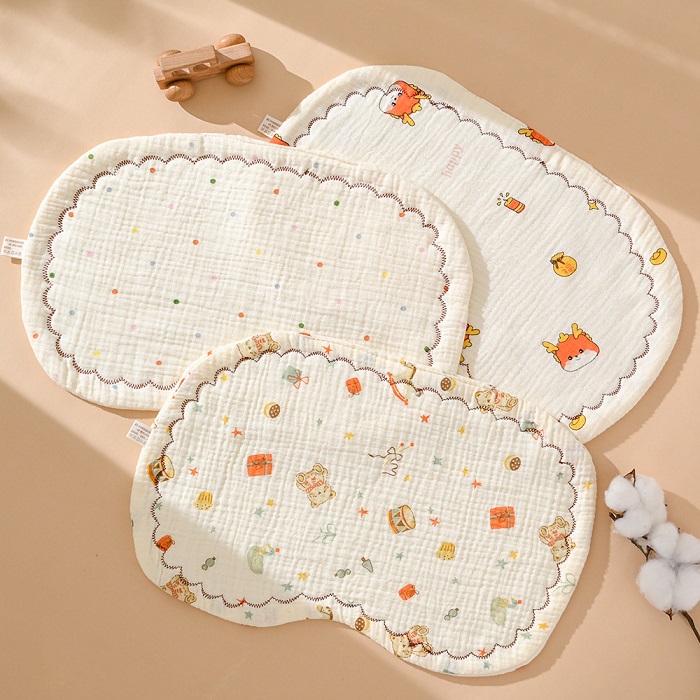 GỐI LÓT ĐẦU CHẦN BÔNG XÔ MUSLIN