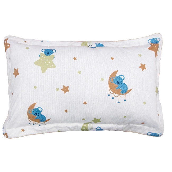 Gối nằm trẻ em hometex viền bèo cotton