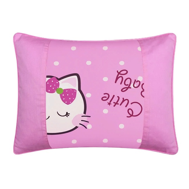 GỐI NẰM TRẺ EM HOMETEX VIỀN GÂN COTTON
