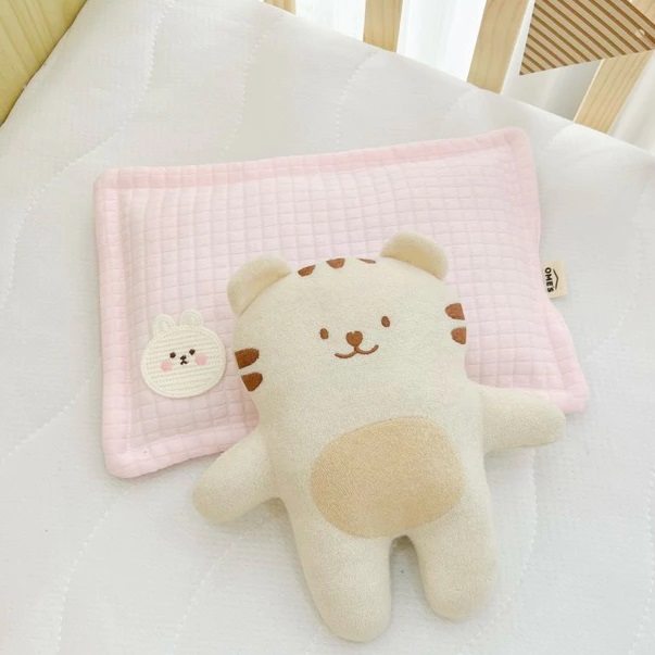 GỐI SƠ SINH VẢI XỐP TRẦN BÔNG