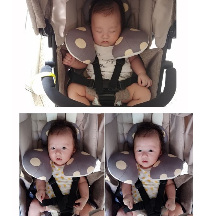 GỐI XE ĐẨY CHO BÉ BONNICHON HÀN QUỐC
