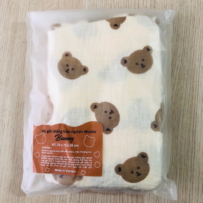 VỎ GỐI CHỐNG TRÀO NGƯỢC MUSLIN