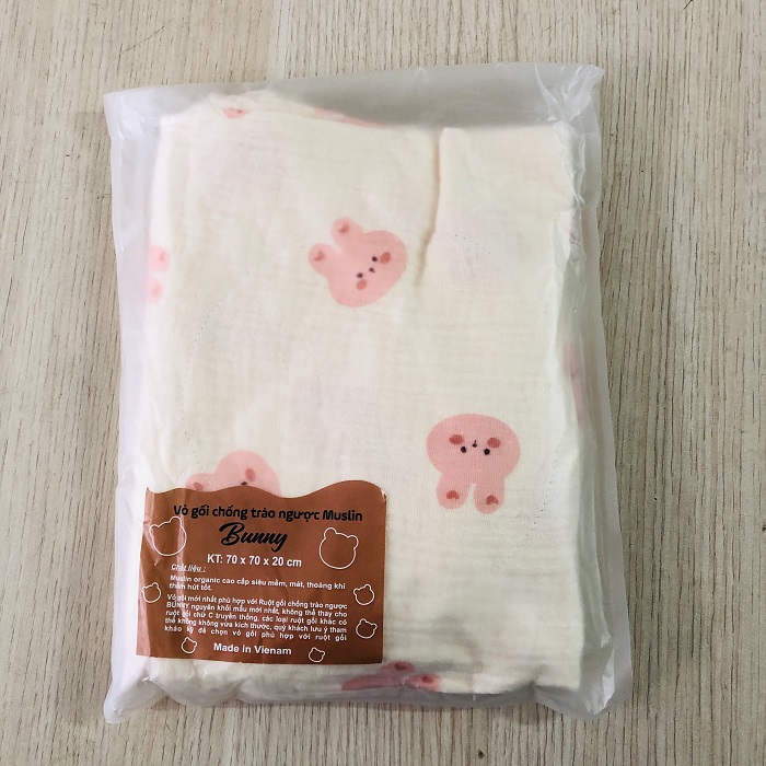 VỎ GỐI CHỐNG TRÀO NGƯỢC MUSLIN